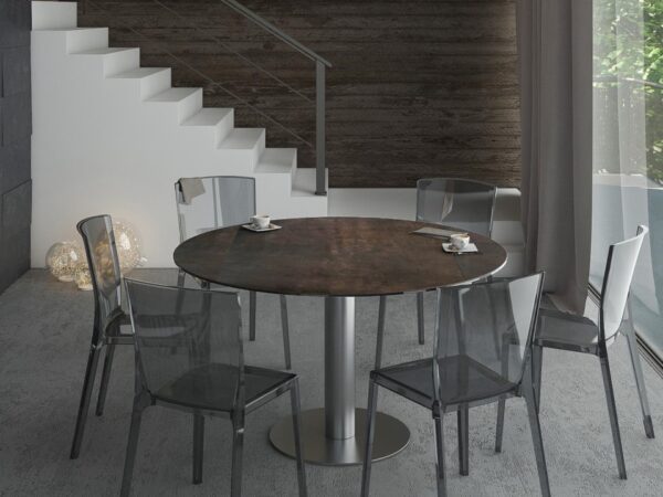 Luna Ceramic Extending Table by Akante