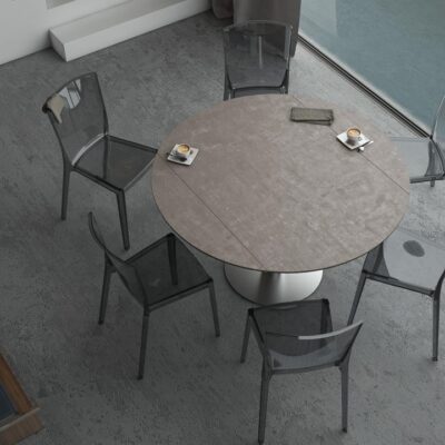 Luna Ceramic Extending Table by Akante