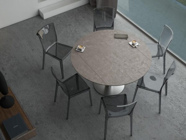 Luna Ceramic Extending Table by Akante