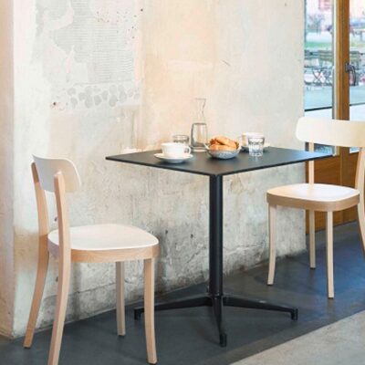 Vitra Belleville Bistro Rectangular Table, Indoor, Outdoor, Melamine, Veneer-52094