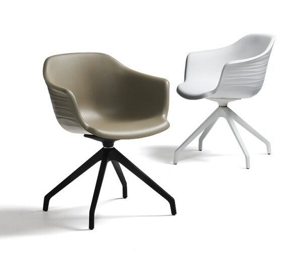 Cattelan Italia Indy Swivel Chair, seat in selection of colours-0