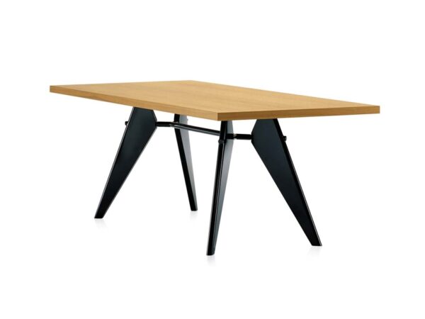 Vitra EM Dining Rectangular Table, Solid Wood-0