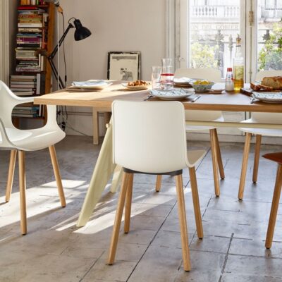 Vitra EM Dining Rectangular Table, Solid Wood-52001