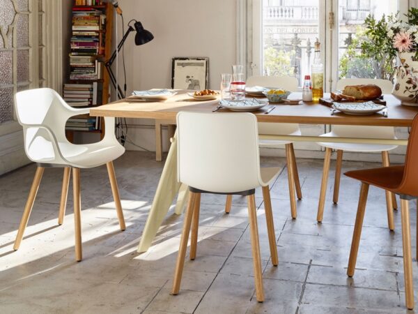 Vitra EM Dining Rectangular Table, Solid Wood-52001