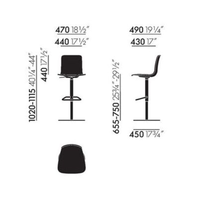 Vitra HAL Barstool-51417