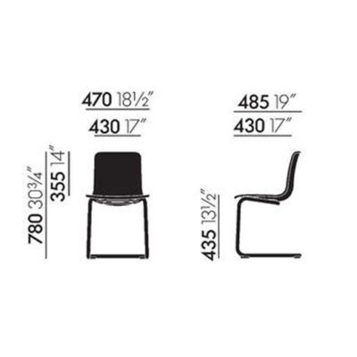 Vitra HAL Cantilever Chair-51354