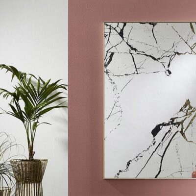 Deknudt Marble Wall Mirror at Urbansuite