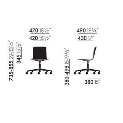 Vitra HAL Ply Studio Chair-51445