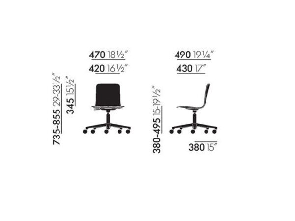 Vitra HAL Ply Studio Chair-51445