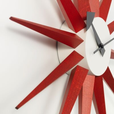 Vitra Sunburst Wall Clock, Wood and Metal-66457