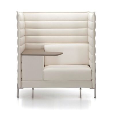 Vitra Alcove Highback Work Sofa, Fabric Upholstery-0