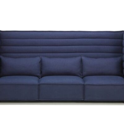 Vitra Alcove Plume High Back Three-Seater Sofa, Fabric Upholstery-0