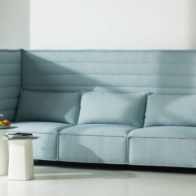 Vitra Alcove Plume High Back Three-Seater Sofa, Fabric Upholstery-53211