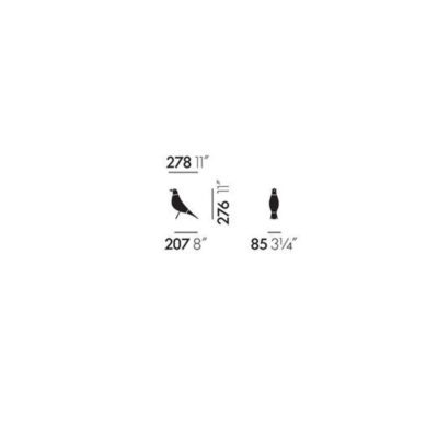 Vitra Eames House Bird Walnut-52981