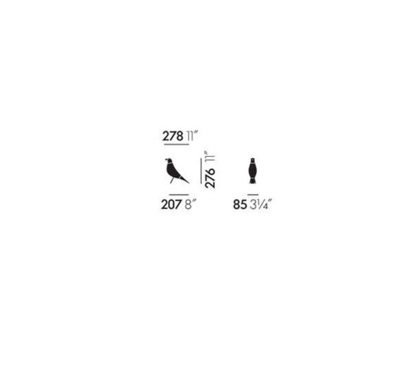 Vitra Eames House Bird Walnut-52981