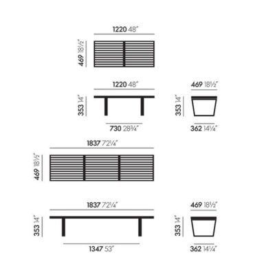 Vitra Nelson Bench-53351