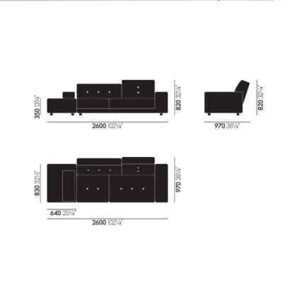 Vitra Polder Sofa-53280