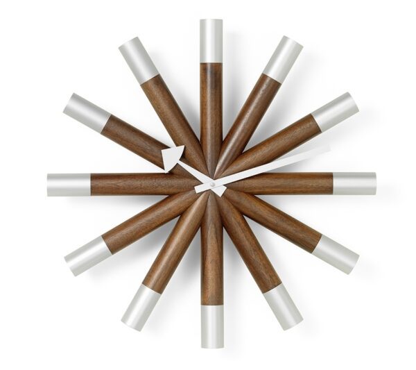 Vitra Wheel Wall Clock, Walnut-0