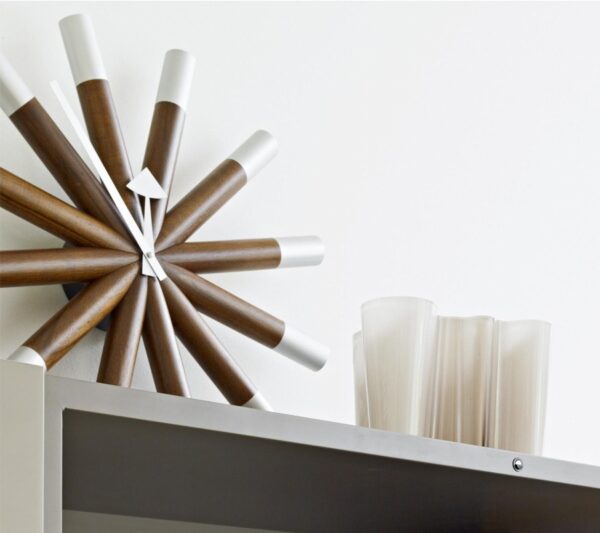 Vitra Wheel Wall Clock, Walnut-52935