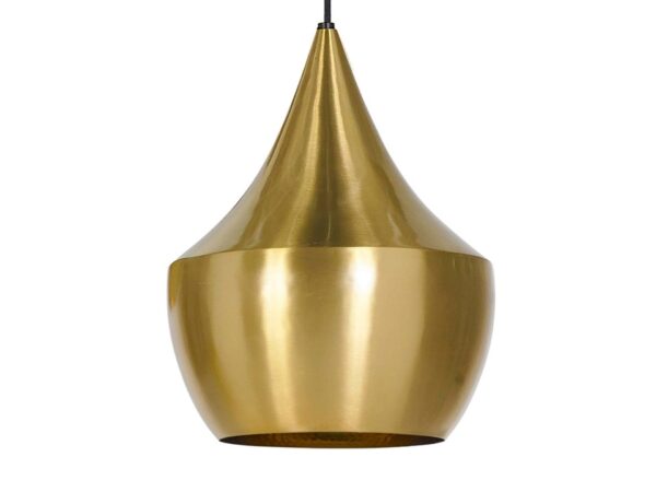 Brass Beat Fat Pendant Light By Tom Dixon at Urbansuite