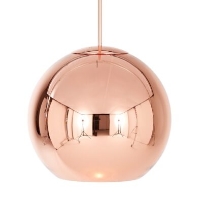 Copper Round Pendant Light By Tom Dixon at Urbansuite