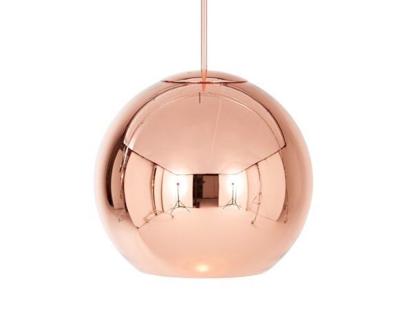 Copper Round Pendant Light By Tom Dixon at Urbansuite