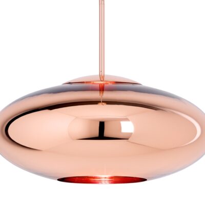 Copper Wide Pendant Light By Tom Dixon-0