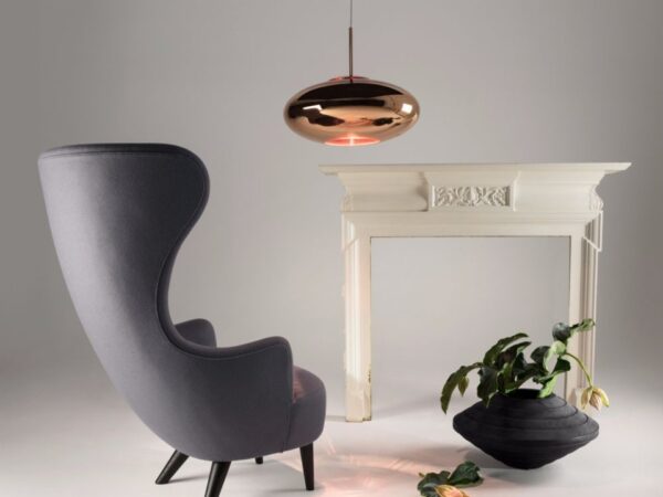 Copper Wide Pendant Light By Tom Dixon-54319