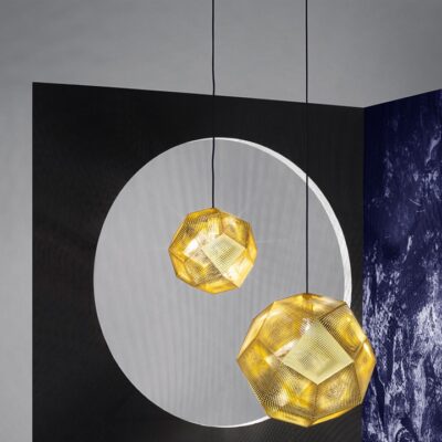 Brass Etch Shade 50cm Pendant Light By Tom Dixon-53839