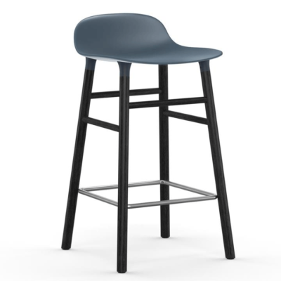 Form Breakfast and Bar Stool with Oak Base by Normann Copenhagen at Urbansuite