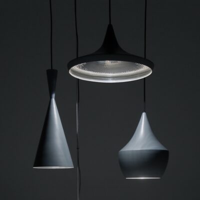 Grey Beat Fat Pendant Light By Tom Dixon-54331