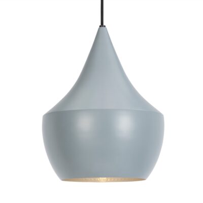 Grey Beat Fat Pendant Light By Tom Dixon-0