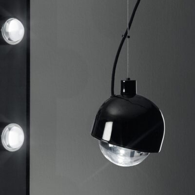 Black Spot Round Pendant Light By Tom Dixon-54313