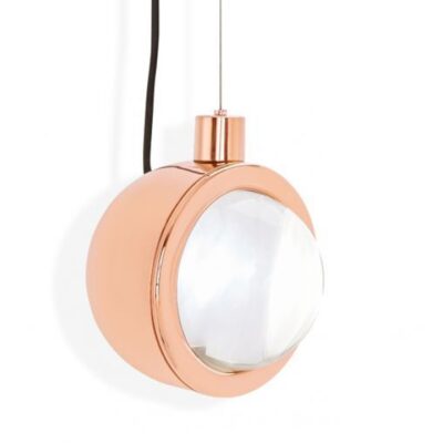 Copper Spot Round Pendant Light By Tom Dixon-0