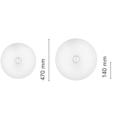 Button Wall / Ceiling Light By Flos-55437