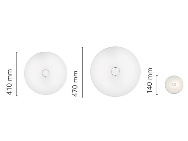 Button Wall / Ceiling Light By Flos-55437