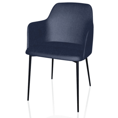 Margot Chair with Arms and Metal Frame by Bontempi Casa