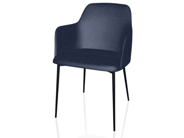 Margot Chair with Arms and Metal Frame by Bontempi Casa