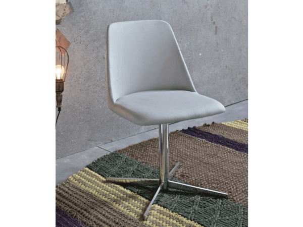 Margot Swivel Chair with Central Leg by Bontempi Casa