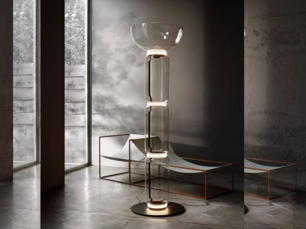 Noctambule High Cylinders Bowl 3 Floor Lamp By Flos-55204