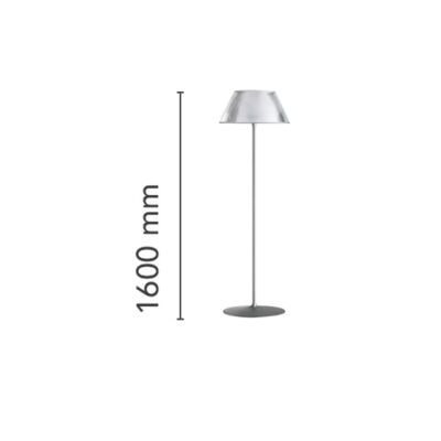 Glass Romeo Moon Floor Lamp By Flos-55252