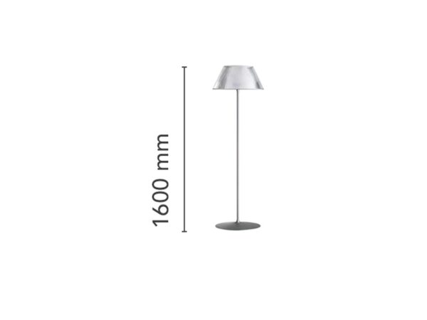 Glass Romeo Moon Floor Lamp By Flos-55252