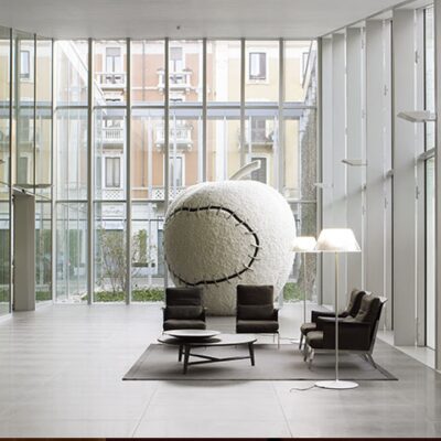 Glass Romeo Moon Floor Lamp By Flos-55254