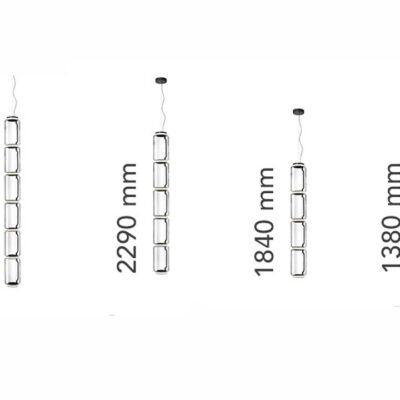 Noctambule Low Cylinder Suspension Light By Flos-56104