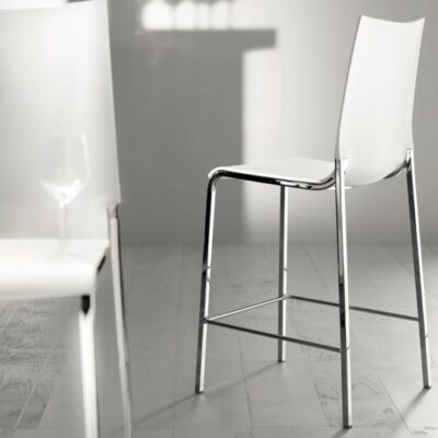 Bontempi Casa Eva Barstool In 2 Different Heights And Many Finishes at Urbansuite