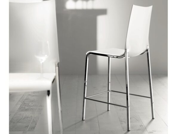 Bontempi Casa Eva Barstool In 2 Different Heights And Many Finishes at Urbansuite