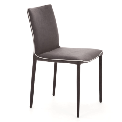 Bontempi Casa Nata Dining Chair Low Back Metal Legs at Urbansuite