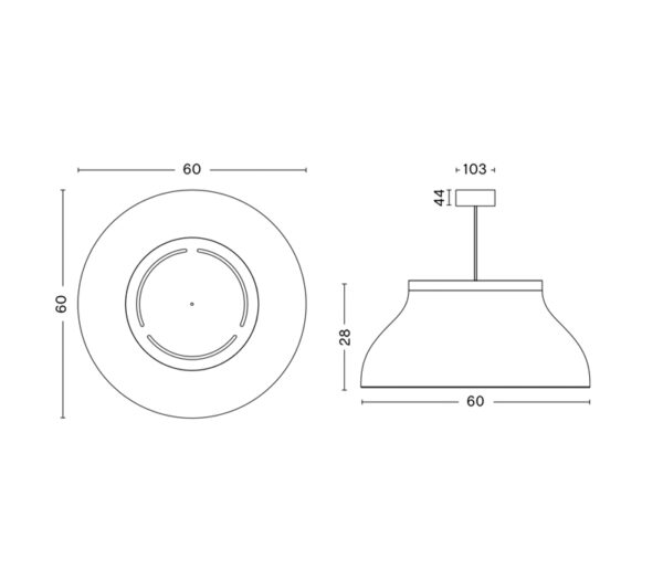 PC Large Pendant Light by Hay-57794