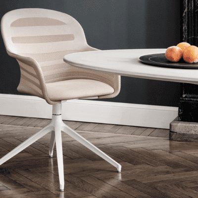 Suri Swivel Chair with Arms by Bontempi Casa