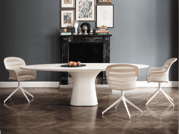 Suri Swivel Chair with Arms by Bontempi Casa